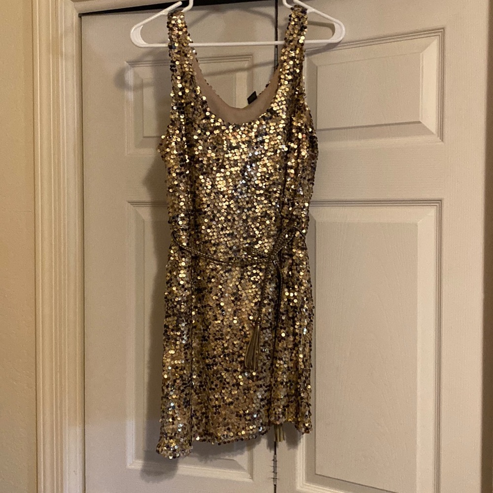 Buckle sequence dress